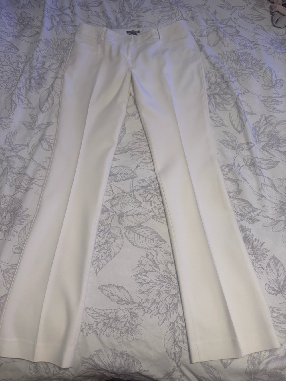 Express, Women’s, white columnist boot cut slacks